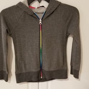 DSG Rainbow Zipper Womens Hoodie Size XS Athletic Wear
